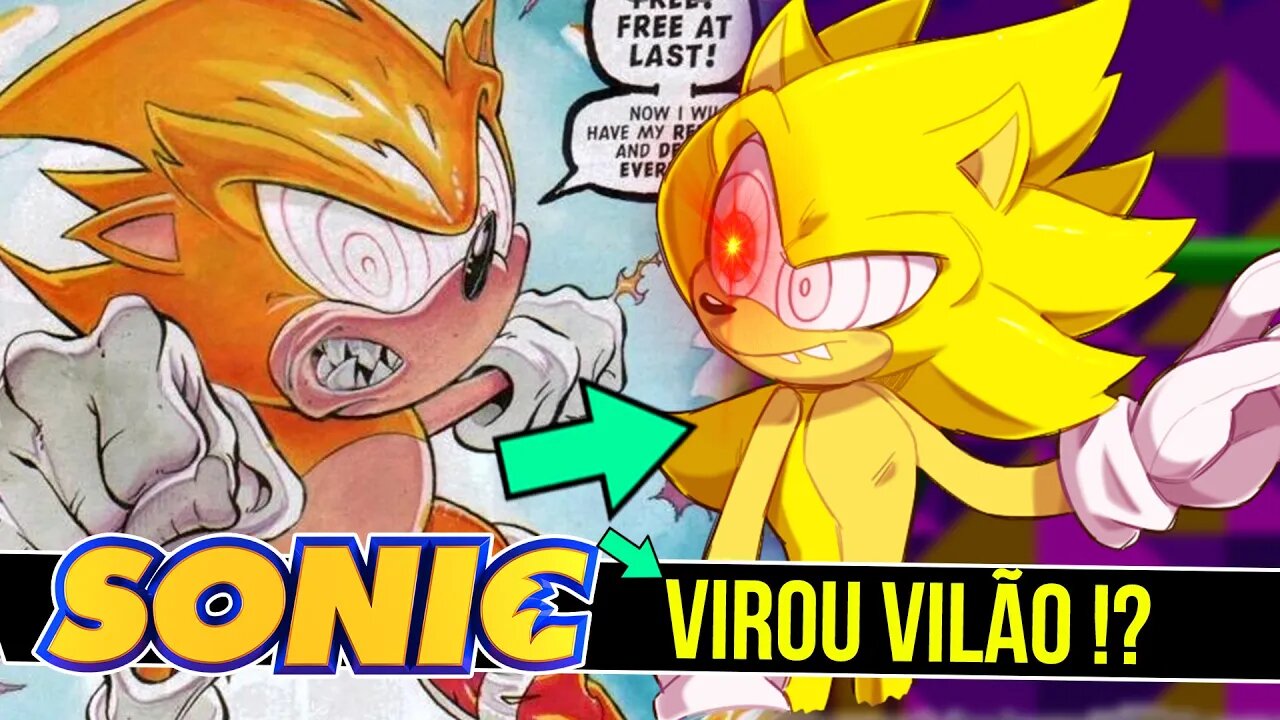 Sonic Virou Vilão ?! - Quem é Super Sonic Fleetway ?! #shorts
