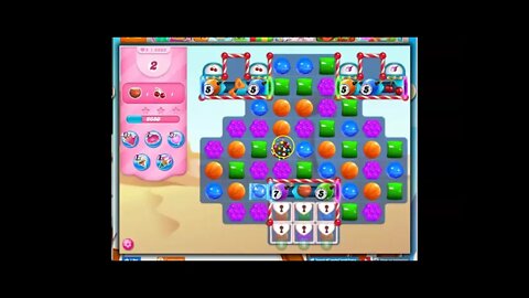 Candy Crush Level 3863 Talkthrough, 7 Moves 0 Booster