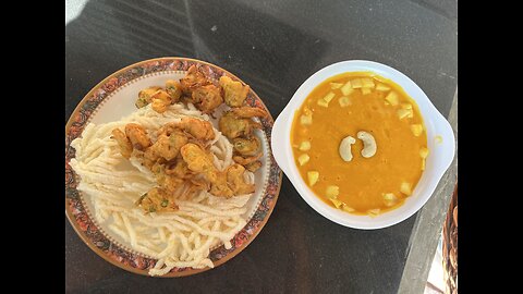 Indian famous mango juice desert