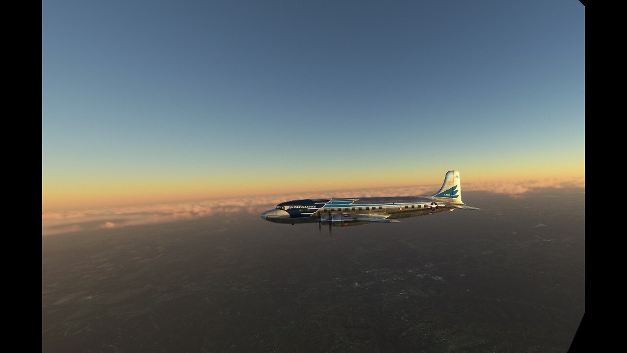 MSFS VR, PMDG DC-6B STL -MCI