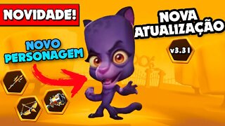 ATUALIZAÇÃO 3.31 | NOVO PERSONAGEM PANTERA NOVOS EMOTES E MAIS ZOOBA: Jogo de Batalha Animal