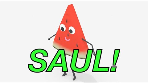 Happy Birthday SAUL! - WATERMELON Birthday Song