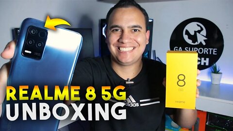 Realme 8 5G, com CÂMERA de 48MP! MAIS BARATO COM 5G? Unboxing e Impressões