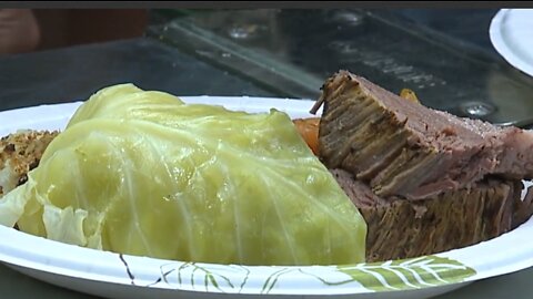 Students cook St. Patrick's Day meal for school