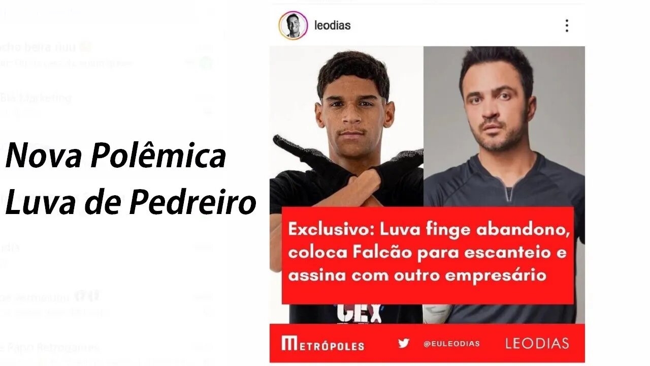 Leo Dias informa que Luva de Pedreiro quer mudar de empresário e inventa que quer parar carreira