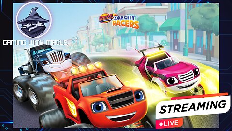 Gaming dad plays Blaze and the Monster Machines - Axle City Racers