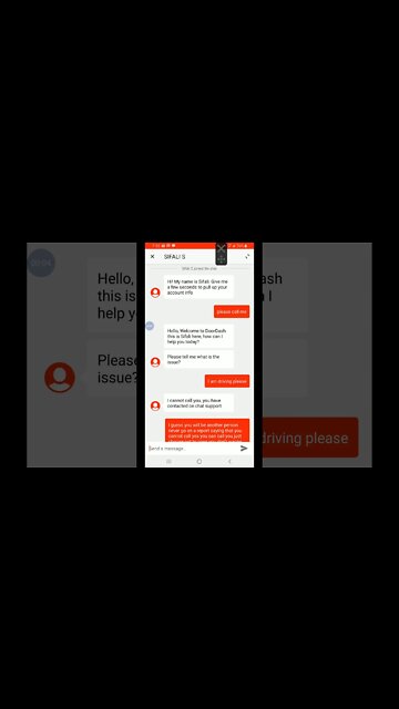 Dumb doordash support