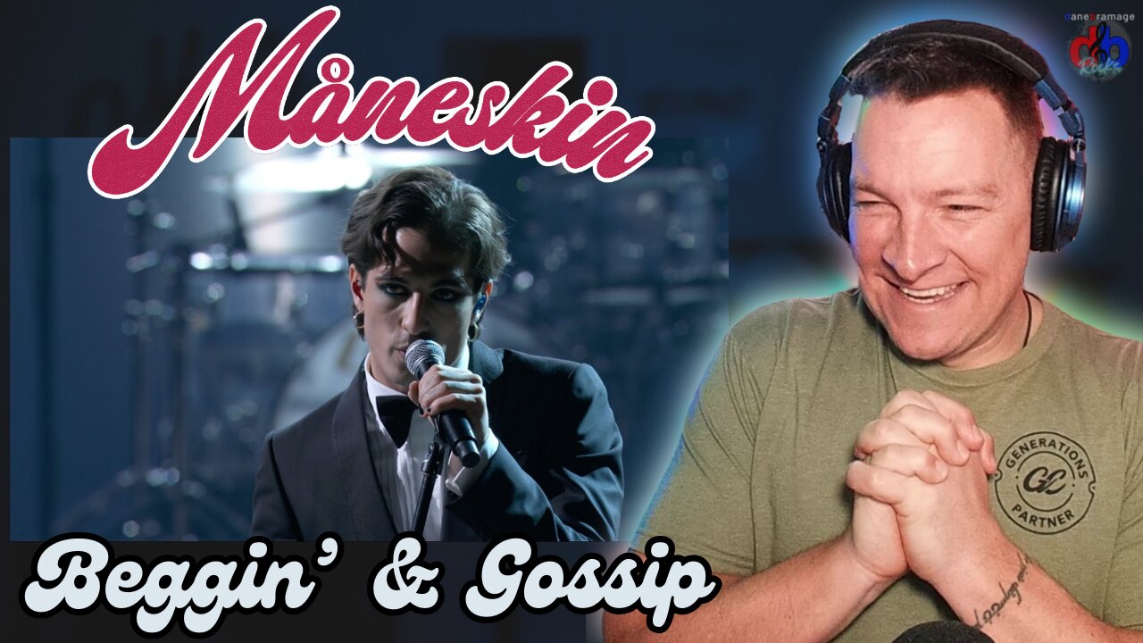 Måneskin "Beggin' Live & GOSSIP" 🇮🇹 Official Music Video | DaneBramage Rocks Reaction