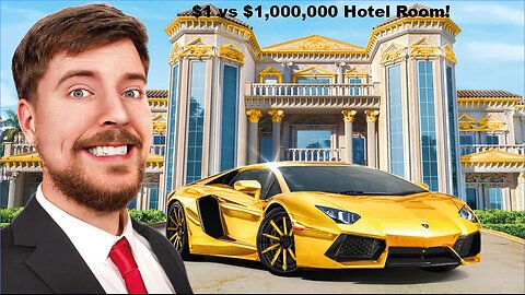 $1 vs $1,000,000 Hotel Room!