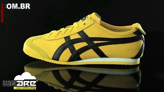 VIDEO ONITSUKA AMARELO COM FAIXA PRETA