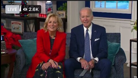 LIVE: Joe Biden "I AGREE" when told " LETS GO BRANDON !! "