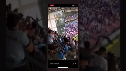 Torcida do Grêmio chamando Cruzeiro de "Maria que joga vôlei"