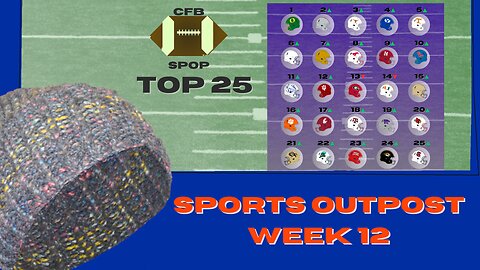 Ragin Cajun Drops In, Who Drops Out? YOURSPORTSPOUTPOST!!! Week 12 Top 25