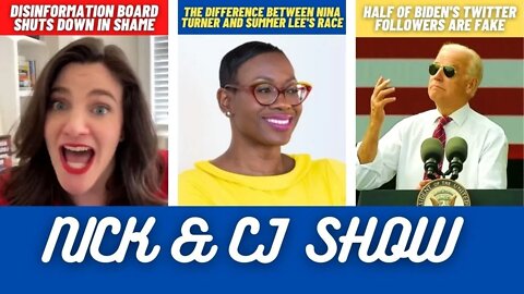 Disinformation Board SHUTS DOWN | Biden's Twitter Followers are FAKE | Summer Lee Vs Nina Turner