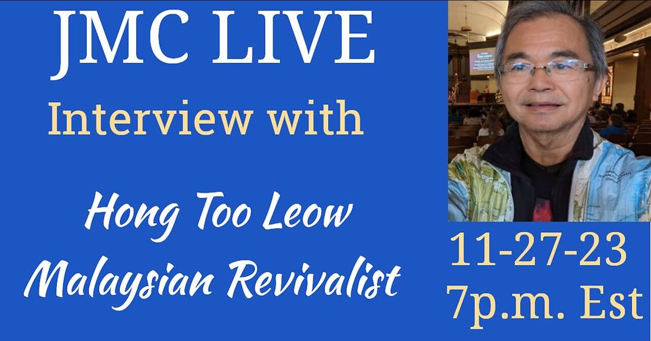 JMC LIVE 11-27-23 Interview With Hong Too Leow