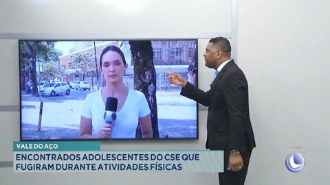 Vale do Aço: Encontrados Adolescentes do CSE que fugiram durante Atividades Físicas.