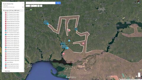 [ Mykolaiv Front ] Russian Forward Operating Base revealed; Ukr not going on counter : blow bridge