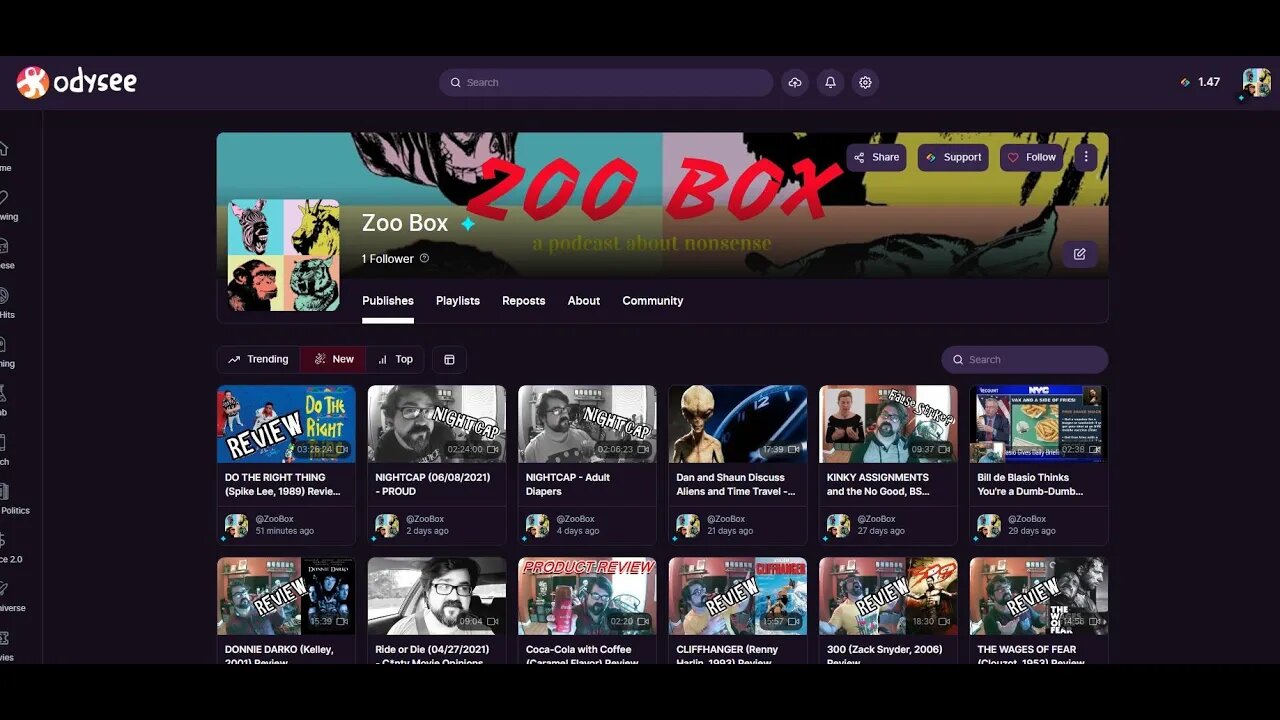 ZOO BOX IS NOW ON ODYSEE