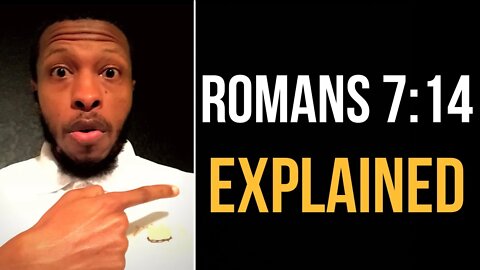 The Law is Spiritual (Romans 7:14 Explained) | Uzziah Israel