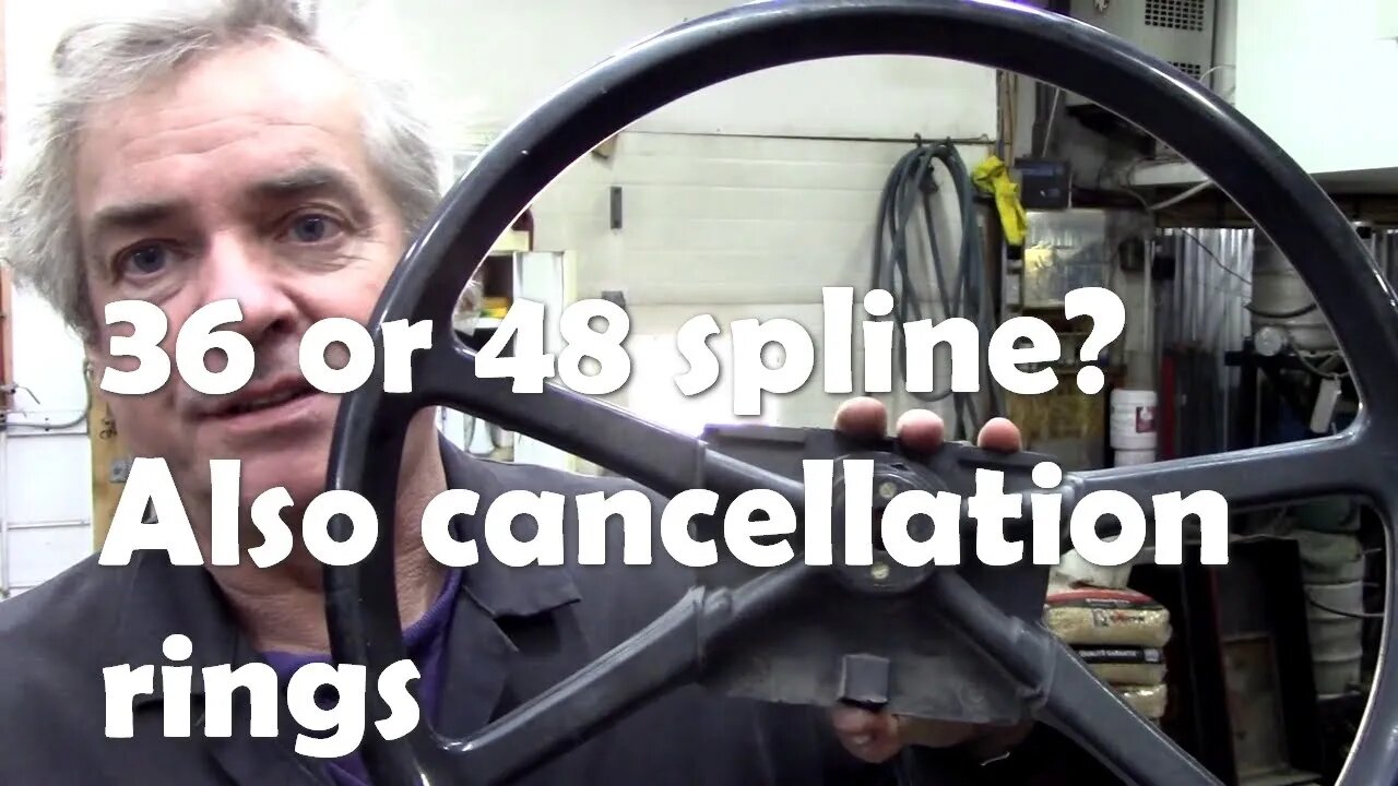 Defender steering wheels. 36 or 48 spline and the correct way to fit the cancellation ring