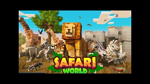 MINECRAFT SAFÁRI WORLD! ESPÉCIES EM EXTINÇÃO! EXPLORADORES TOTOY GAMES E NEWXXX GAMES #minecraft