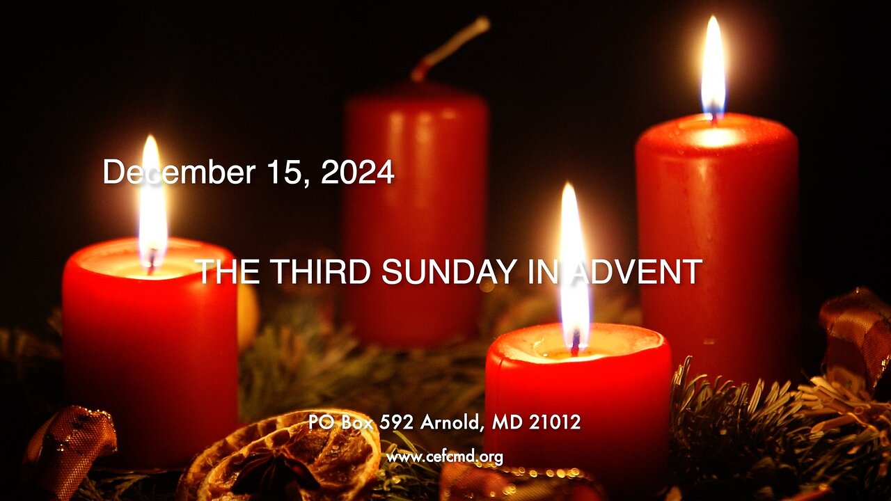 Cornerstone Free Church Worship Service - December 15, 2024