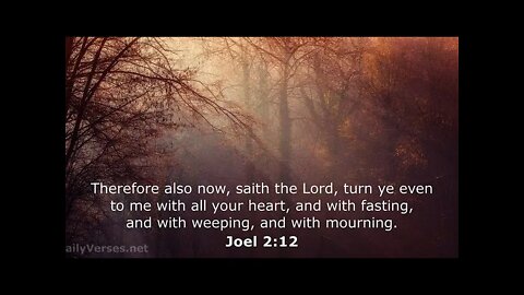 🔵 PROPHECY OF THE DAY: TURN ⤵️ YE TO THE LORD