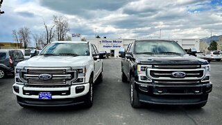 2020 Ford F-350 Platinum Walk Around side by side