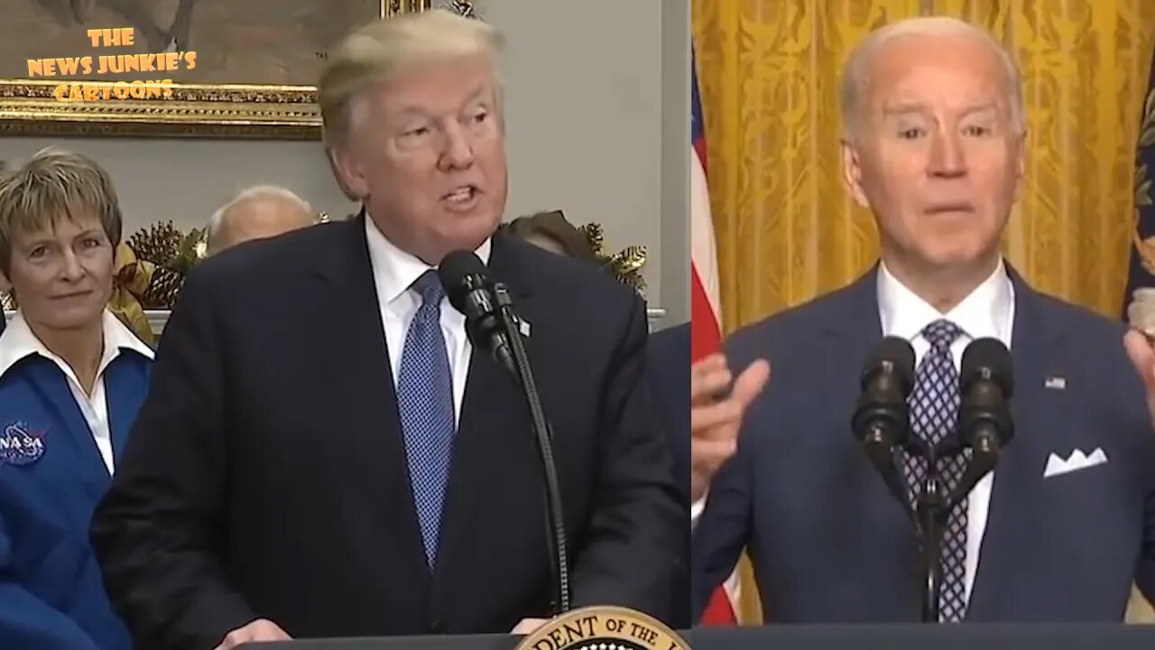 Biden takes credit for the Mars mission.