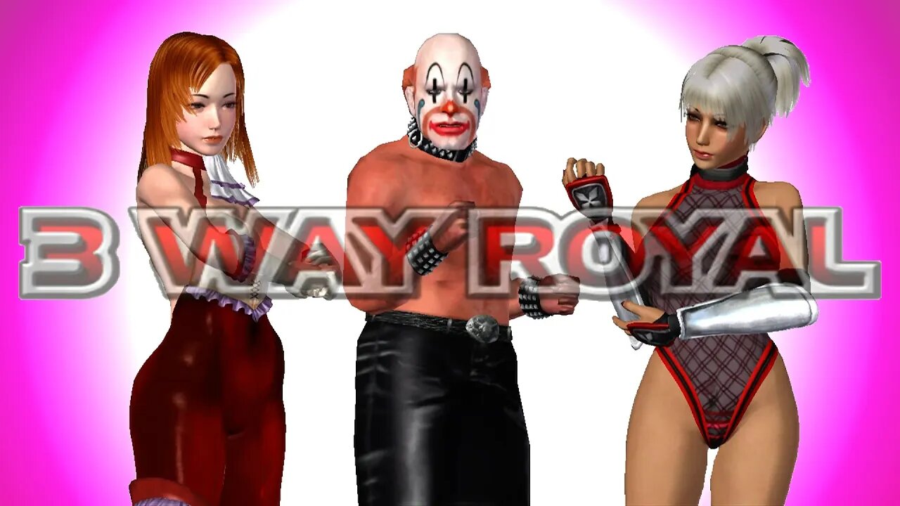 Rumble Roses XX - A 3 Way Match(Friendly Fire?)