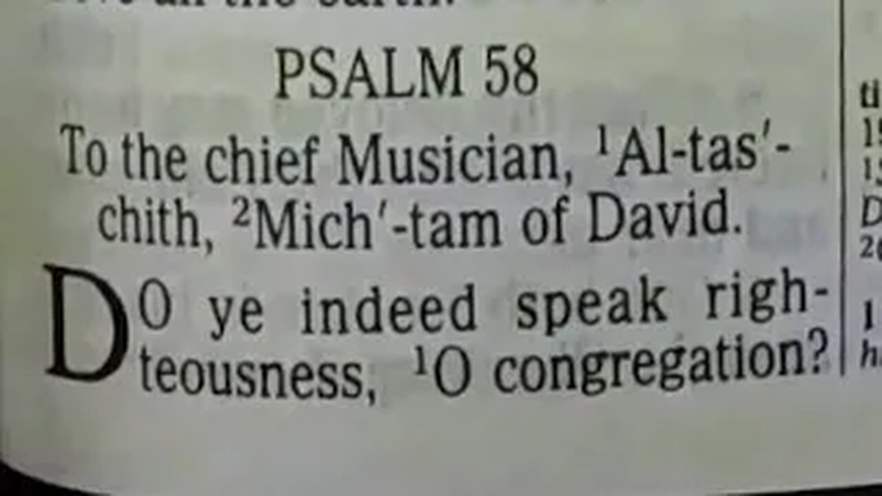 Psalms: 58-65