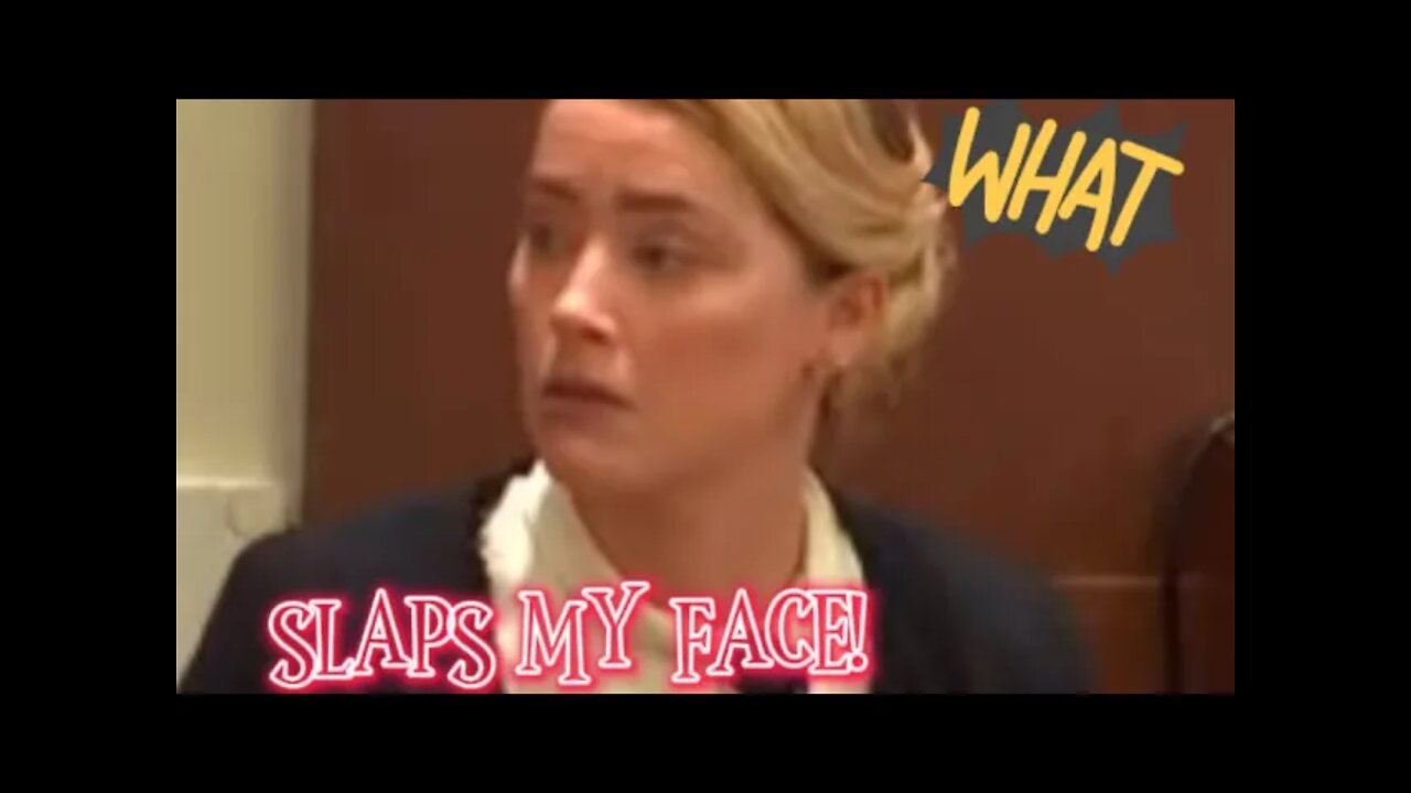Amber Heard AND THE PLANE SLAP