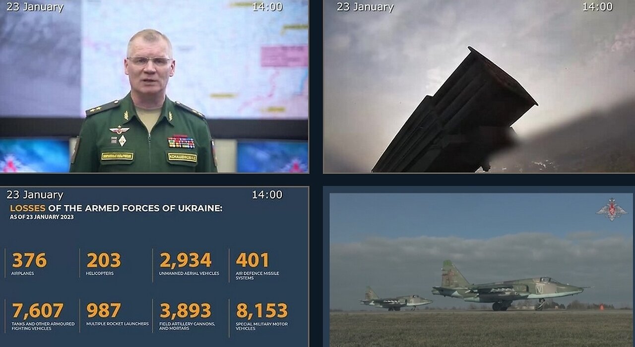 23.01.23 ⚡️ Russian Defence Ministry report on the progress of the deNAZIfication of Ukraine