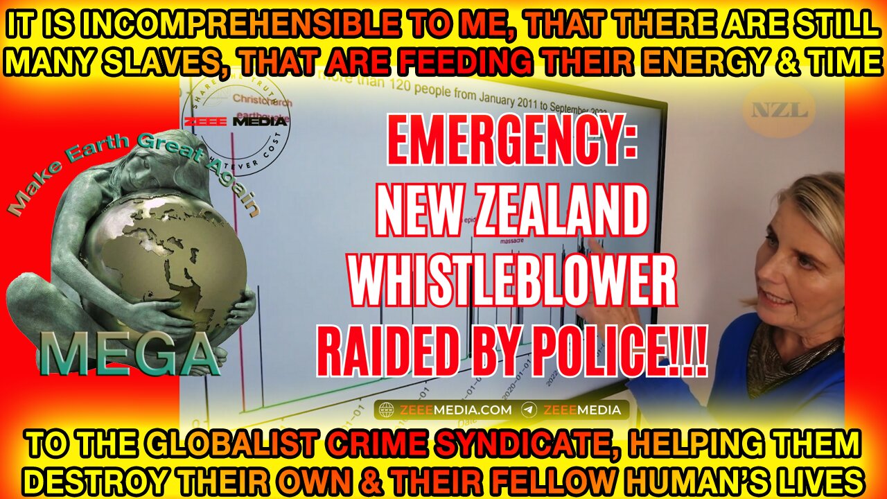 THE GLOBALIST CRIME SYNDICATE SERVANT-PUPPETS ARE PANICKING! HITTING BACK AT NZ WHISTLEBLOWER -- EMERGENCY UPDATE!!! NZ WHISTLEBLOWER RAIDED BY POLICE!!!