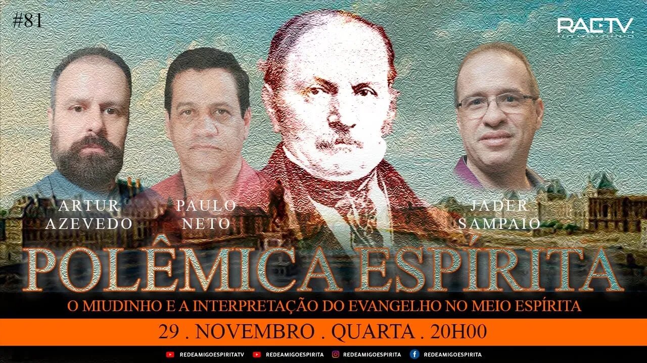 81º Polêmica Espírita - O miudinho e a interpretação do Evangelho no meio espírita com Jader Sampaio