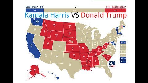 KAMALA HARRIS VS DONALD TRUMP 2024 PREDICTION