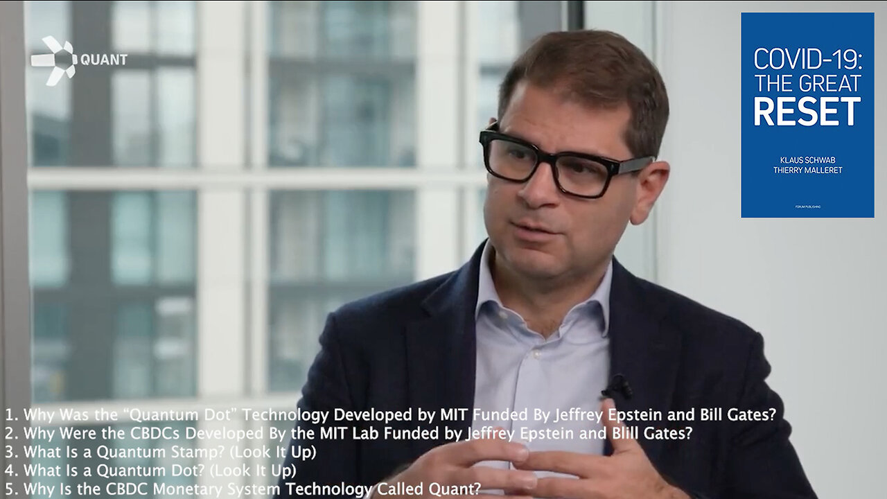 CBDCs | "Money Is Evolving from a Binary Thing to Very Complicated Intelligent Form of Money Call SMART Money." - Gilbert Verdian (Founder and CEO of Quant) + "The Financial System Will Become Complicated As A.I. Takes Over." - Yuval