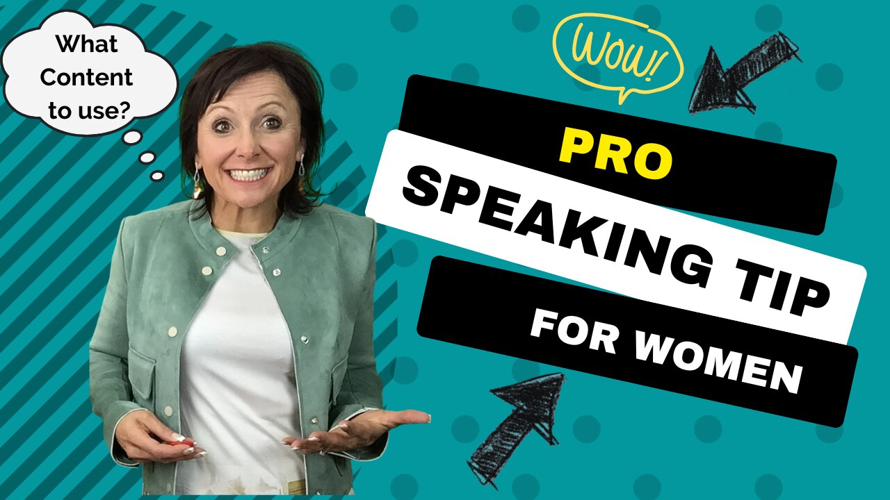 Speaking tip - How to Determine Content?