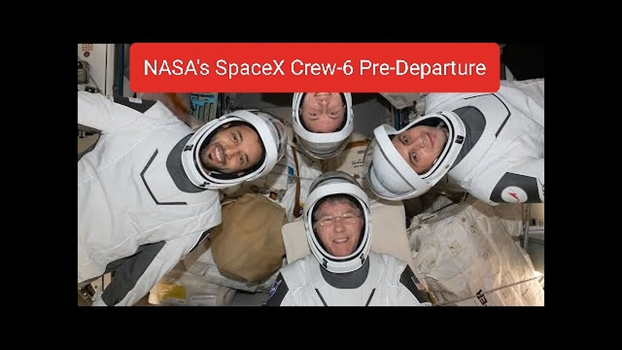 NASA's SpaceX Crew-6 Pre-Departure News Conference (Aug. 23, 2023)