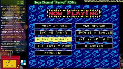 Checking out Sega Channel Revival ROMs Continued Further (Facebook stream testing)