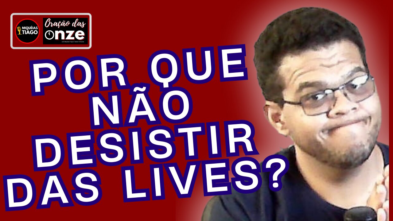 🔴 (Ao vivo) Não podemos parar!? Miquéias Tiago -#ep023