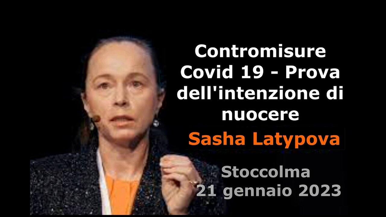 Contromisure Covid - Prova dell'intenzione di nuocere