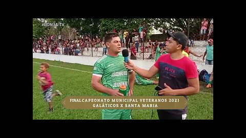 FINAL DO CAMPEONATO MUNICIPAL DE VETERANOS FINALIZA COM VITÓRIA DO SANTA MARIA
