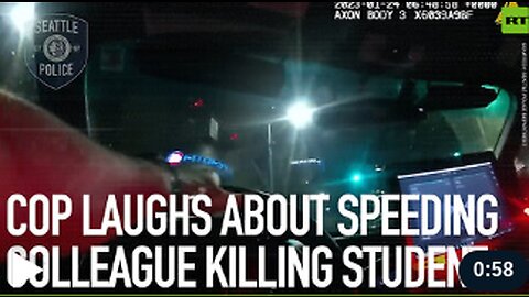 Cop laughs about speeding colleague killing student