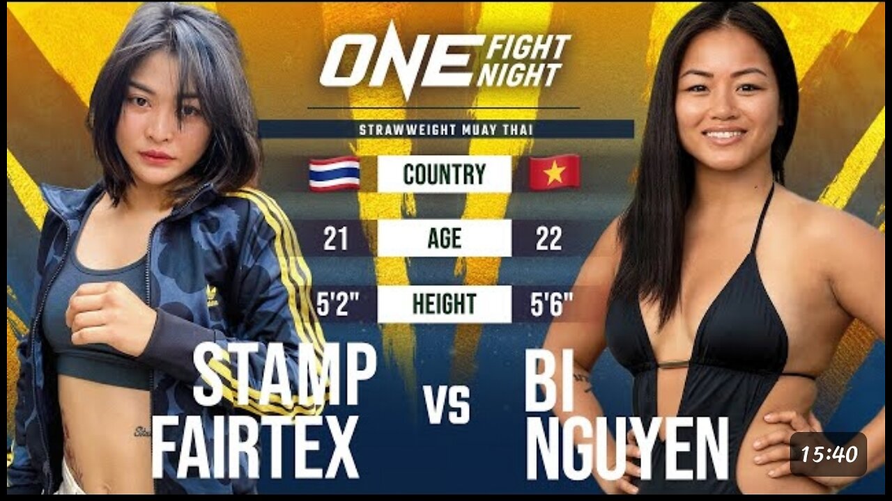 The Sound Of Those SHOTS 👊🔊 Stamp Fairtex vs. Bi Nguyen Full Fight