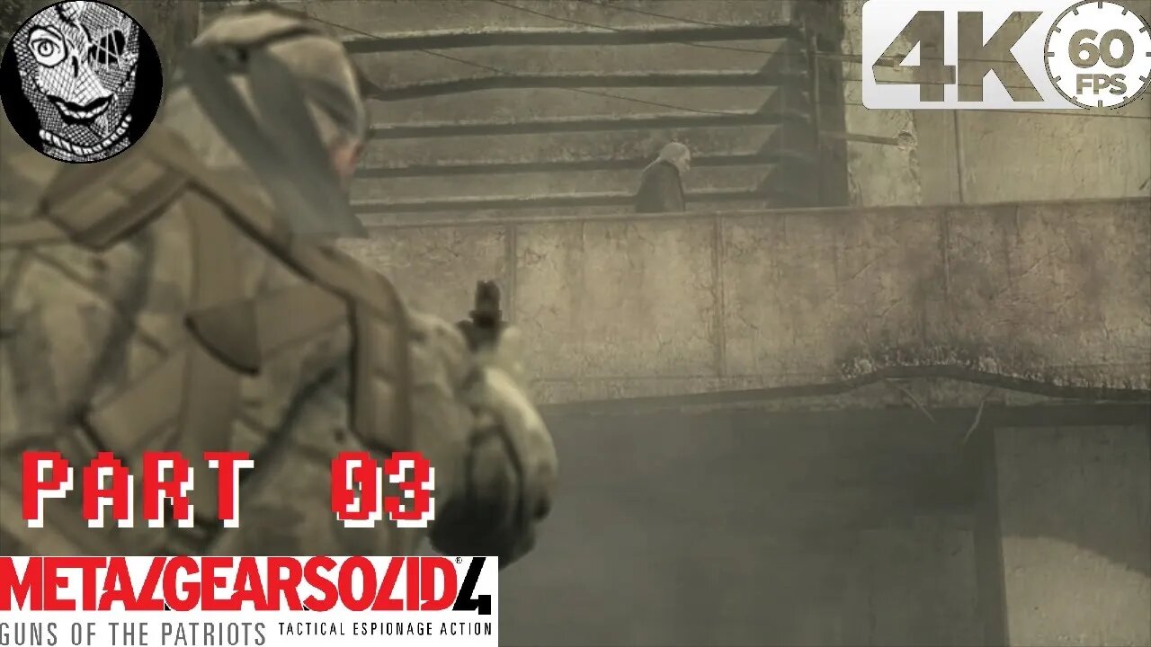 (PART 03) [Failed Assassination Attempt] Metal Gear Solid 4: Guns of the Patriots 4K