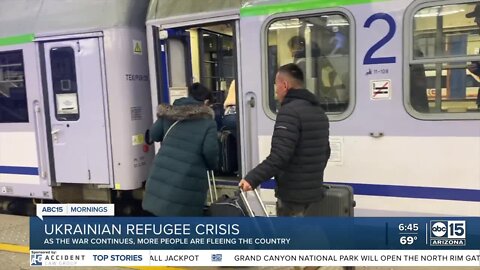 A look inside Warsaw Central Station, a hub for residents and refugees