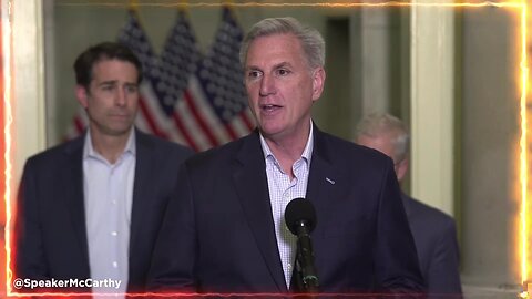 Kevin McCarthy announces Debt Limit Agreement "In Principle" with Joe Biden White House