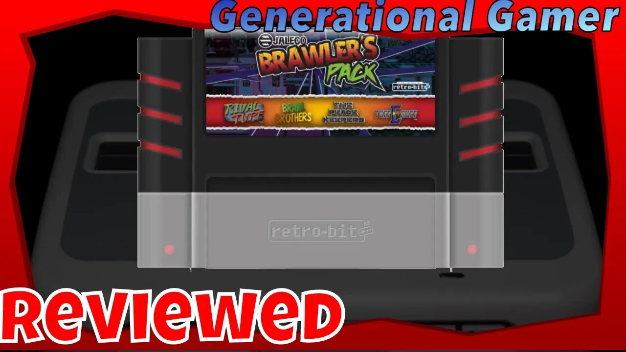 Retro-bit Jaleco Brawlers Pack - SNES Cartridge Reviewed