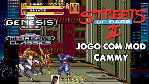 Streets of Rage II (com mod) - Cammy